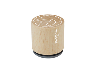 Stampila lemn elefant, 30 mm, Woodies