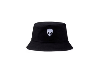 Palarie bucket Alien, Poliester/Bumbac, Negru