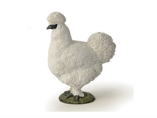 Figurina Papo - Animale de la ferma, Gaina de matase