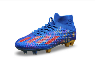 Ghete de fotbal Sky Wing, 9701 cu glezniera, crampoane, albastru 31