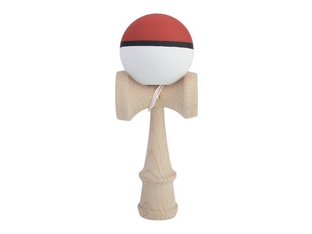Jucarie traditionala japoneza Kendama, Mmgoqqt, lemn, 18cm, multicolor