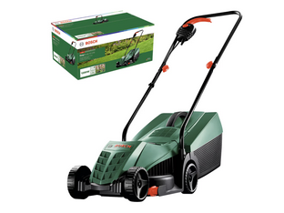 Masina de tuns gazon/iarba electrica Bosch EasyRotak 32-235, 32 cm latime taiere, 3 trepte de taiere, inaltime taiere 25 - 65 mm, sac colector 31 L